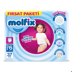 مولفیکس شورتی سایز6molfixبسته 37عددی