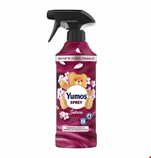 اسپری خوشبو کننده یوموش زرشکی  حجم 450میل Yumos
