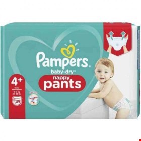 پوشک بچه شورتی پمپرز 4+بسته 39عددیpampers