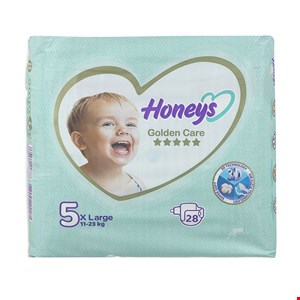 پوشک بچه ها نیز شماره ۵بسته ۲۸عددی Honeys