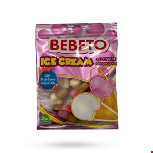 پاستیل بستنی ببتو 80گرم BEBETO