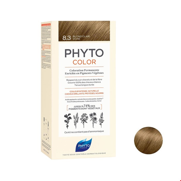 رنگ مو فیتو phyto8.3 بدون امونیاک تضمین اصالت کالا