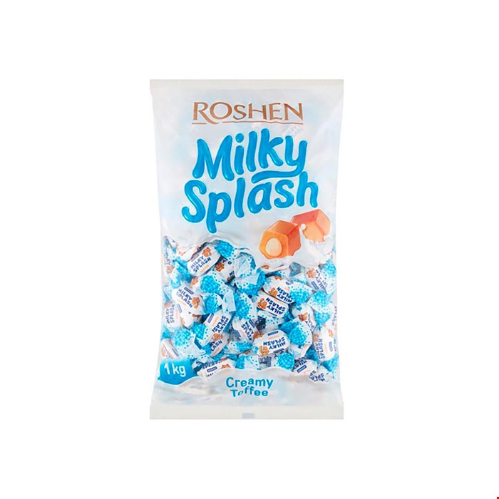 تافی شیری روشن وزن 1000گرم 1کیلیوییROSHEN