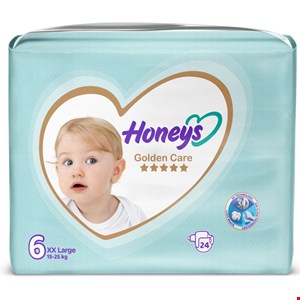 پوشک بچه ها نیز شماره ۶بسته ۲۴عددی Honeys