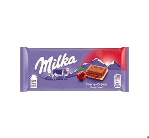 شکلات تخته ای میلکا آلبالو milka