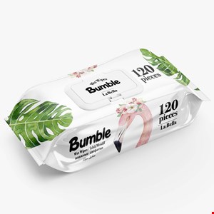 دستمال مرطوب بامبل 120عددی Bumble