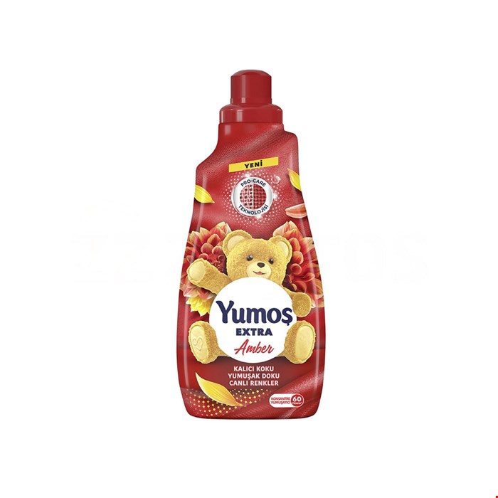 نرم کننده لباس یوموش رایحه کهربا 1440لیتر yumos