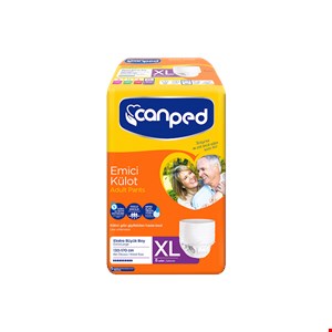 پوشک شورتی بزرگسال سایز xlبسته 7عددی جان پد (فروش نامحدود) canped با جذب فوق العاده با دور کمر 130_170cm