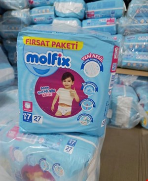 مولفیکس شورتی سایز ۷بسته ۲۷عددی molfix