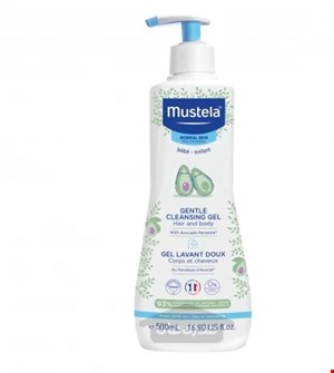 شامپو سر و بدن ماستلا 500mlمحصول فرانسه mustela