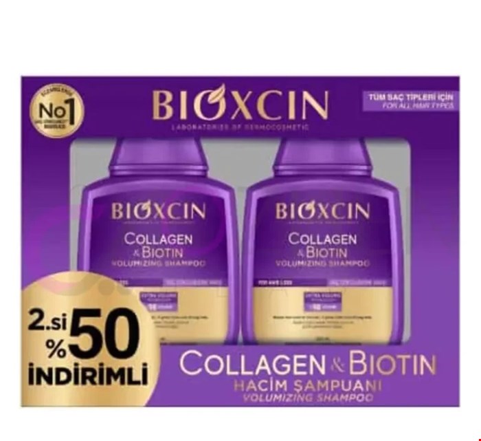 شامپو ضد ریزش بیوکسین حاوی بیوتین کلاژن biotin