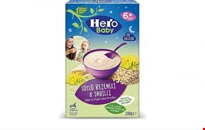 کمک غذای کودک هرو بیبی بالای 4ماه Hero babyبا طعم رازیانه و 8غله  