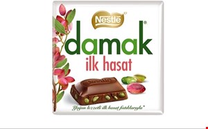شکلات داماک نستله با مغز پسته 60گرم damak