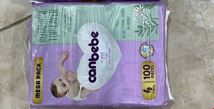 جان به به سایز 4بسته 100عددی canbebe