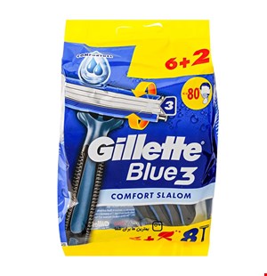 ژیلت بلو تری8عددی Gilletteاصل لهستان 