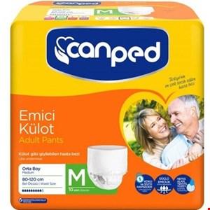پوشک شورتی بزرگسال سایز mبسته 9عددی canped