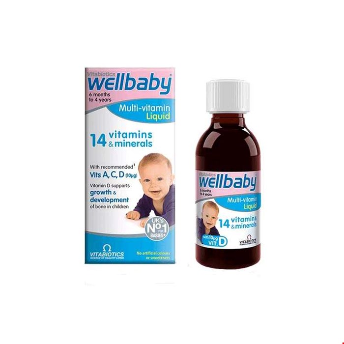 شربت مولتی ویتامین ول بیبی+6/wellbaby