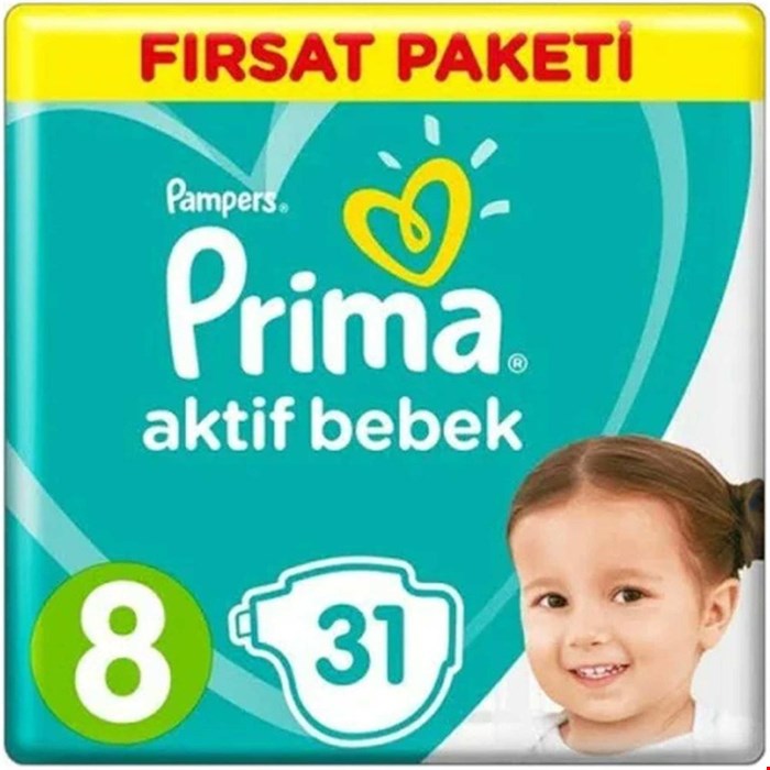 پریما آوانتاژ سایز 8بسته بسته31عددیprima
