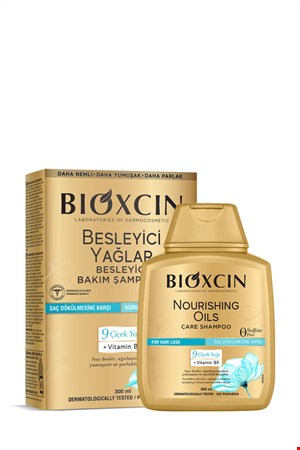 شامپو بدون سولفات مغذی بیوکسین مناسب موهای خشک وی آسیب دیده BIOXCIN 