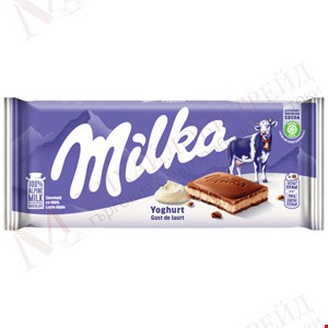شکلات تخته ای میلکا 100گرمی با طعم milka