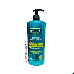 شامپو کراتین و بیوتین بیوبلاس با خاصیت ترمیم کننده bionlas