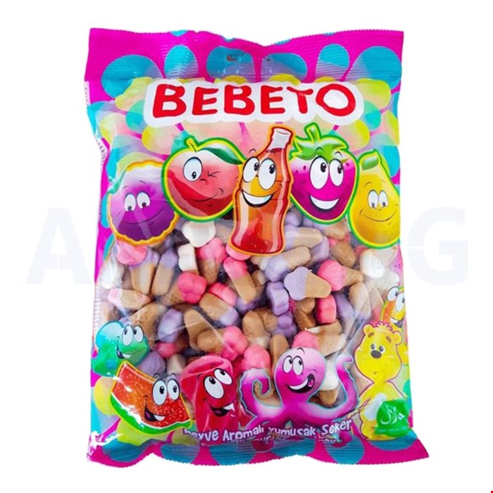 پاستیل ببتو مدل بستنی بسته 1کیلوگرم BEBETO
