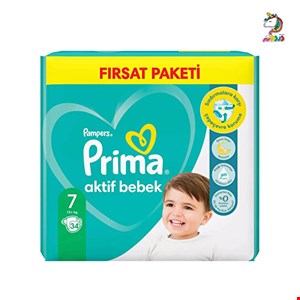 پریما آوانتاژ سایز7بسته 34عددیprima